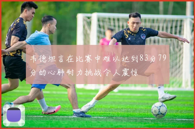 韦德坦言在比赛中难以达到83分79分的心肺耐力挑战令人震惊