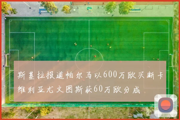 斯基拉报道帕尔马以600万欧买断卡维利亚尤文图斯获60万欧分成